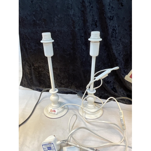 206 - 4 TABLE LAMPS