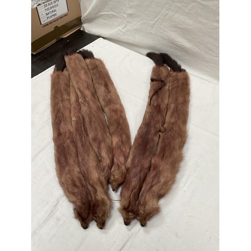 220 - VINTAGE LADIES FUR COAT AND 2 STOALS