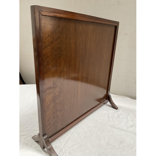 253 - MAHOGANY FRAMED TAPESTRY FIRE SCREEN 23