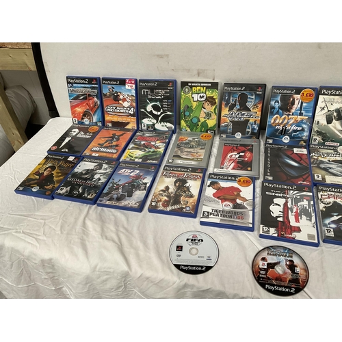 254 - QTY OF PLAYSTATION 2 GAMES