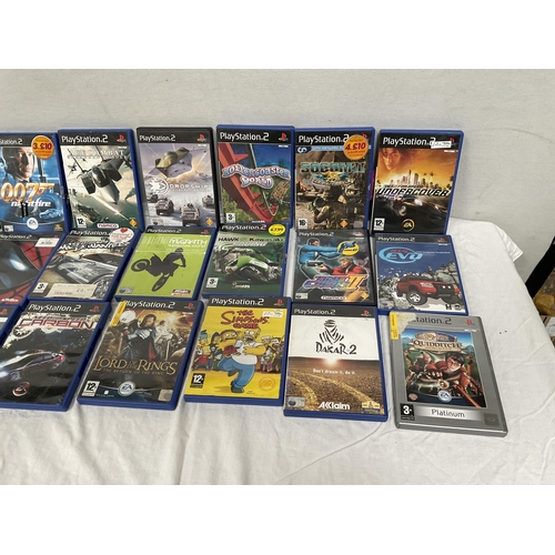 254 - QTY OF PLAYSTATION 2 GAMES