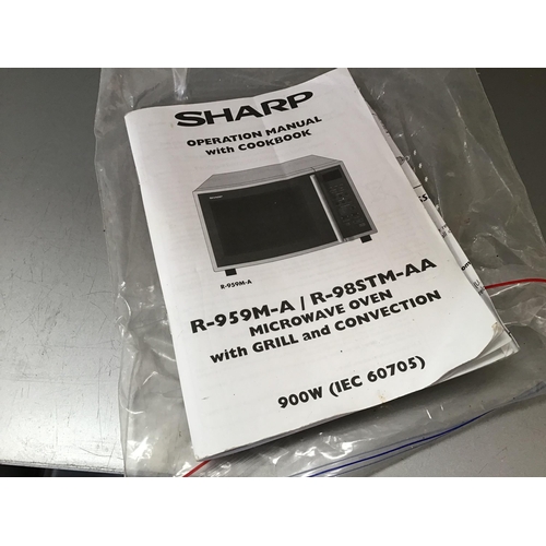 75 - SHARP JET CONVECTION OVEN AND GRILL COMPLETE WITH INSTRUCTIONS