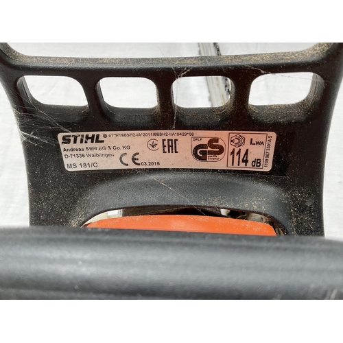 24 - STIHL MS 181C PETROL CHAINSAW