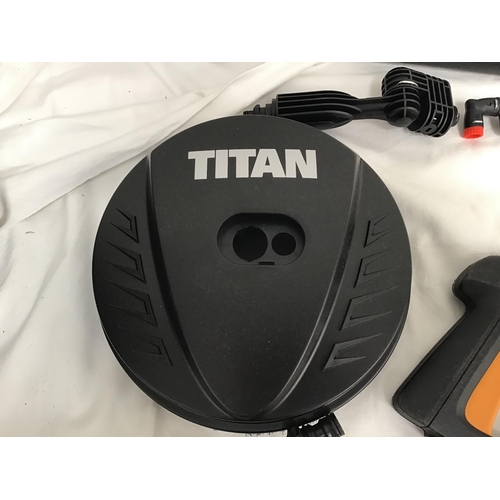 66 - ******withdrawn due to failing our safety test******TITAN 150 BAR PRESSURE WASHER IN BOX (USED BROKE... 