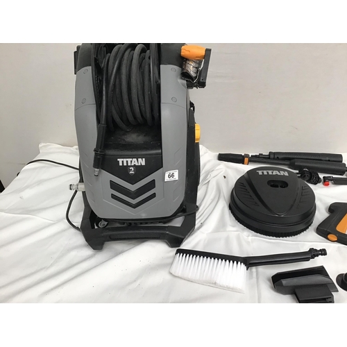 66 - ******withdrawn due to failing our safety test******TITAN 150 BAR PRESSURE WASHER IN BOX (USED BROKE... 