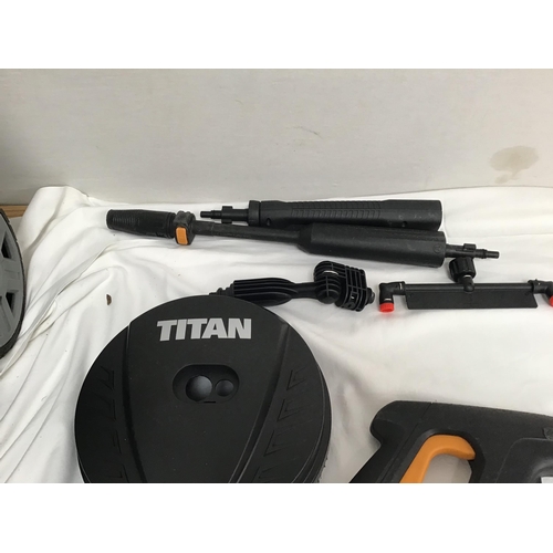 66 - ******withdrawn due to failing our safety test******TITAN 150 BAR PRESSURE WASHER IN BOX (USED BROKE... 