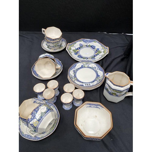 VINTAGE ROYAL DOULTON MERRYWEATHER PART TEA SERVICE TO INCLUDE EGG CUPS