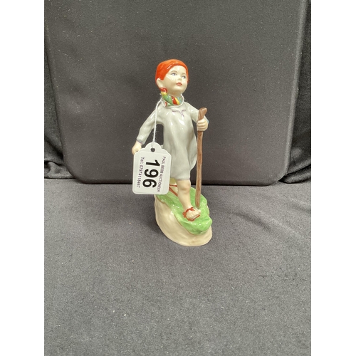 196 - ROYAL WORCESTER THURSDAYS CHILD HAS FAR TO GO FIGURINE