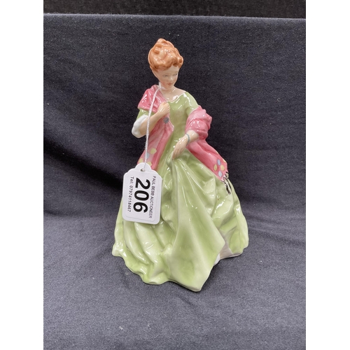 206 - ROYAL WORCESTER FIRST DANCE FIGURINE