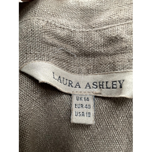 222 - RAIL OF CLOTHING TO INCLUDE LADIES MULBERRY SHIRT, LADIES LAURA ASHLEY JACKET, PAKAMAC, GIANFRANCO F... 