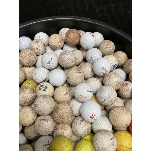 444 - DUST BIN OF GOLF BALLS
