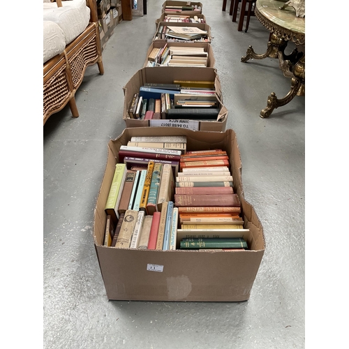 11 - 6 BOXES OF BOOKS