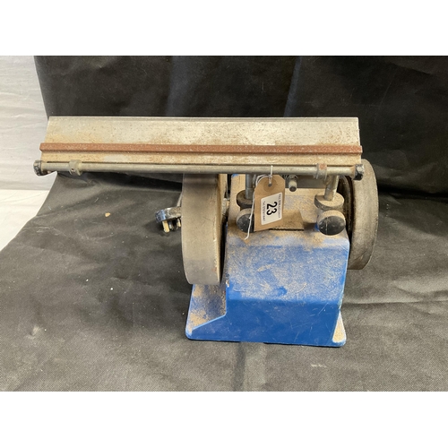 23 - ELECTRIC TORMEK BENCH GRINDER