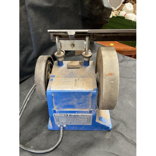 23 - ELECTRIC TORMEK BENCH GRINDER