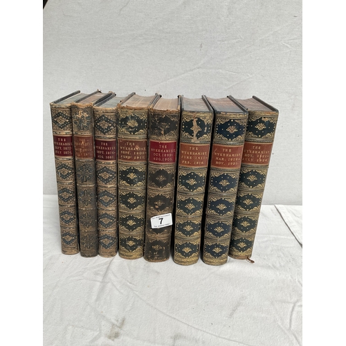 7 - 7 THE WYKEHAMIST VOLUMES DATES RANGING FROM 1866-1926