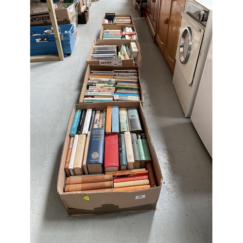 58 - 5 BOXES OF BOOKS