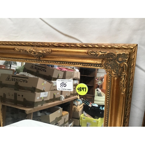 80 - 2 REPRODUCTION GILT FRAMED WALL MIRRORS
22