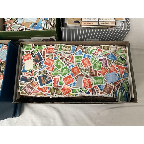 28 - BOX OF STAMPS ETC