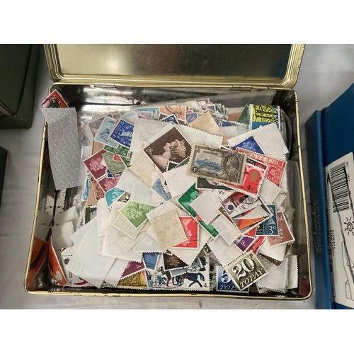 28 - BOX OF STAMPS ETC