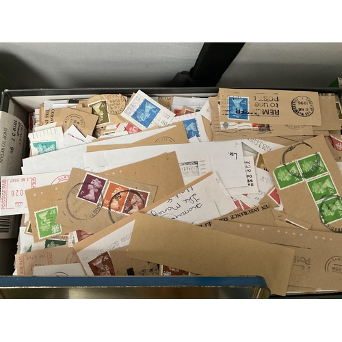 28 - BOX OF STAMPS ETC