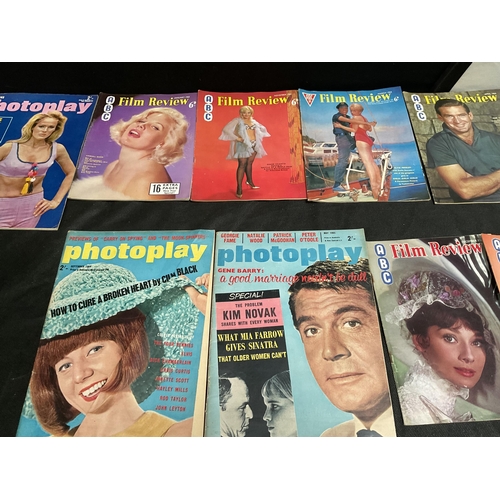 42 - 3 BOXES OF VINTAGE PHOTOGRAPHY MAGAZINES AND VINTAGE CALENDARS INCLUDING MAYFAIR, MARLBOROUGH