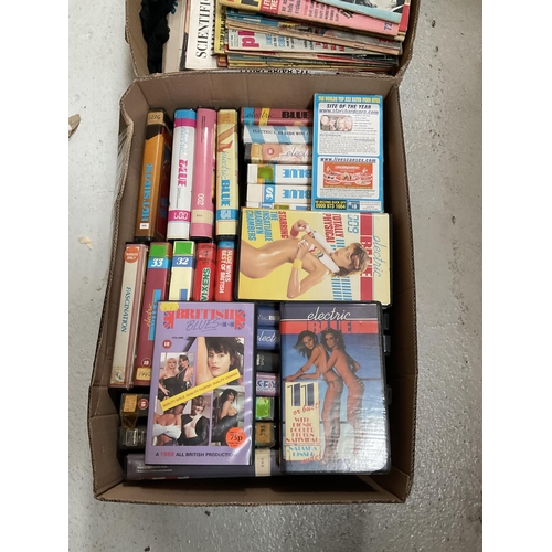 42 - 3 BOXES OF VINTAGE PHOTOGRAPHY MAGAZINES AND VINTAGE CALENDARS INCLUDING MAYFAIR, MARLBOROUGH