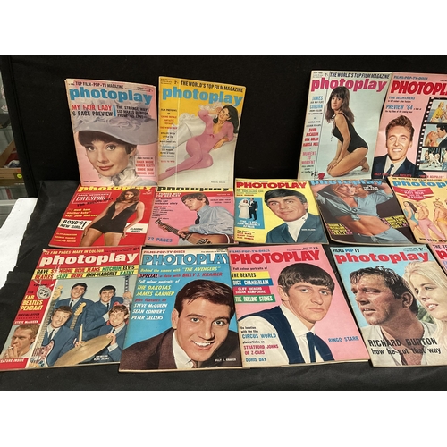 42 - 3 BOXES OF VINTAGE PHOTOGRAPHY MAGAZINES AND VINTAGE CALENDARS INCLUDING MAYFAIR, MARLBOROUGH