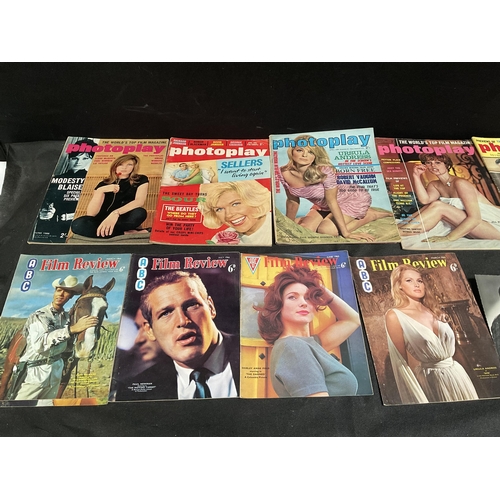 42 - 3 BOXES OF VINTAGE PHOTOGRAPHY MAGAZINES AND VINTAGE CALENDARS INCLUDING MAYFAIR, MARLBOROUGH