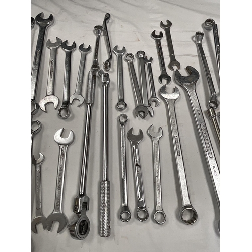 71 - BOX OF RING SPANNERS