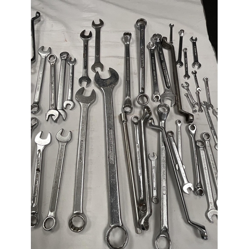 71 - BOX OF RING SPANNERS