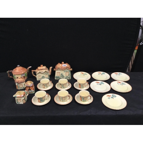 100 - QTY OF COTTAGEWARE CHINA