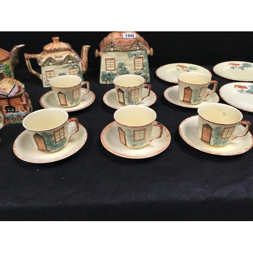 100 - QTY OF COTTAGEWARE CHINA