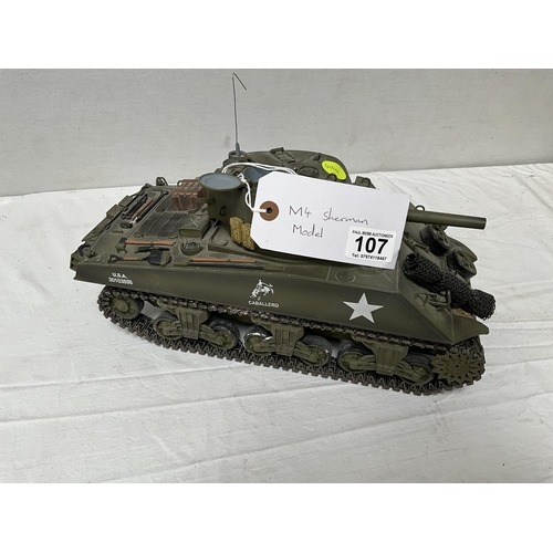 107 - M4 SHERMAN BATTERY MODEL TANK H7