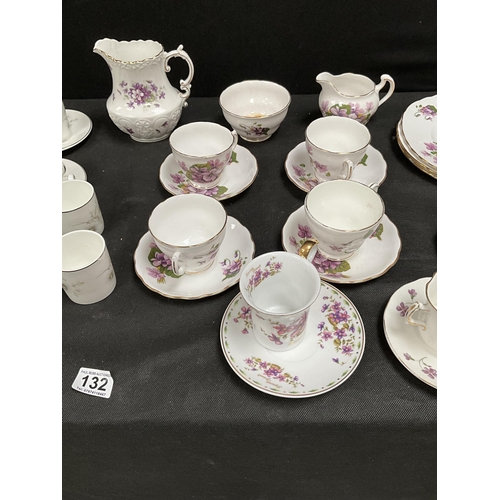 132 - 2 BONE CHINA TEA SETS