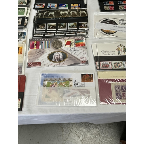 146 - LARGE QTY OF FIRST DAY COVERS TO INCLUDE COINS ETC