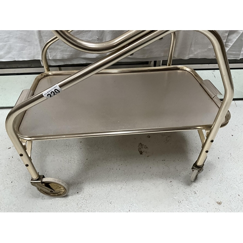 220 - RETRO TEA TROLLEY