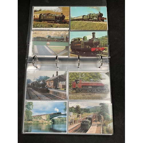 274 - QTY OF RAILWAY RELATED BOOKS AND A LARGE QTY OF POSTCARDS