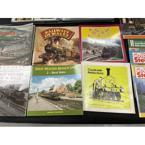 274 - QTY OF RAILWAY RELATED BOOKS AND A LARGE QTY OF POSTCARDS