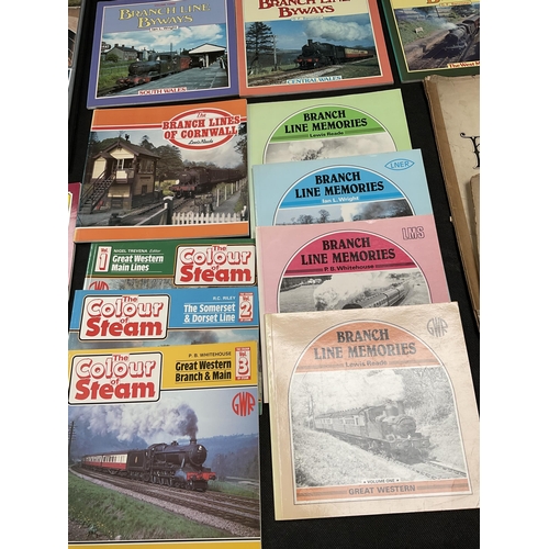 274 - QTY OF RAILWAY RELATED BOOKS AND A LARGE QTY OF POSTCARDS