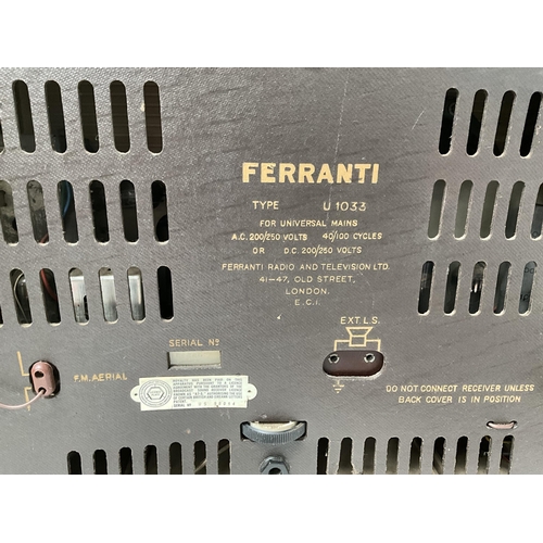 318 - FERRANTI VINTAGE RADIO AND KOYO VINTAGE RADIO