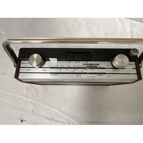 323 - 8 VINTAGE RADIOS TO INCLUDE HMV, PYE, FIDELITY ETC