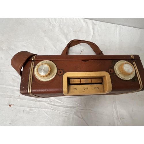 323 - 8 VINTAGE RADIOS TO INCLUDE HMV, PYE, FIDELITY ETC