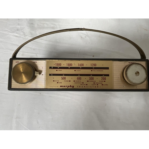 323 - 8 VINTAGE RADIOS TO INCLUDE HMV, PYE, FIDELITY ETC