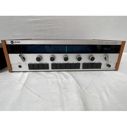 340 - KENWOOD SURROND SOUND PROCESSOR MODEL NO SS 3300 AND A VINTAGE LEAK 2000 TUNER AMPLIFIER