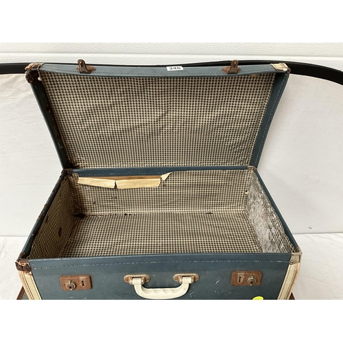 346 - 2 VINTAGE SUITCASES