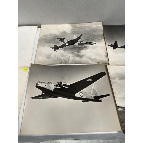 168 - 7 MILITARY AIRCRAFT PHOTOS FOR VICKERS ARMSTRONGS LIMITED - AVIATION DEPARTMENT, VICKERS HOUSE, BROA... 