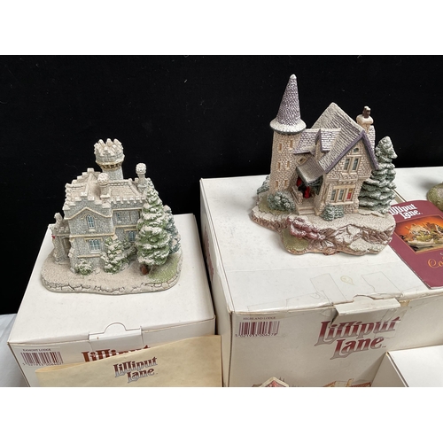 175 - QTY OF LILLIPUT LANE COTTAGES SOME IN ORIGINAL BOXES