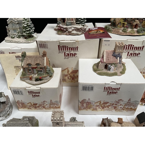 175 - QTY OF LILLIPUT LANE COTTAGES SOME IN ORIGINAL BOXES