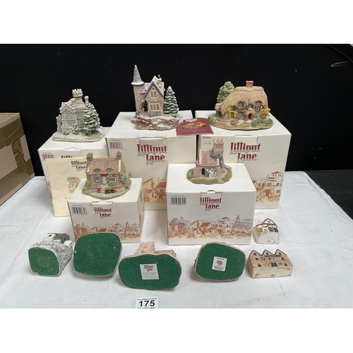 175 - QTY OF LILLIPUT LANE COTTAGES SOME IN ORIGINAL BOXES