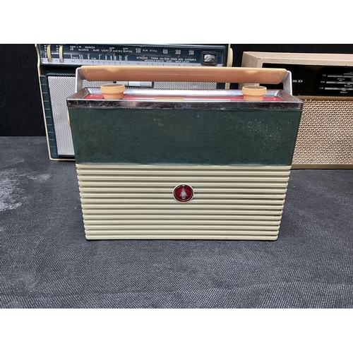 352 - BOX OF 9 VINTAGE RADIOS TO INCLUDE PHILIPS , BUSH ETC